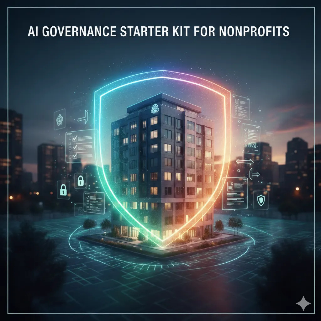 AI governance starter kit cover for nonprofit organizations