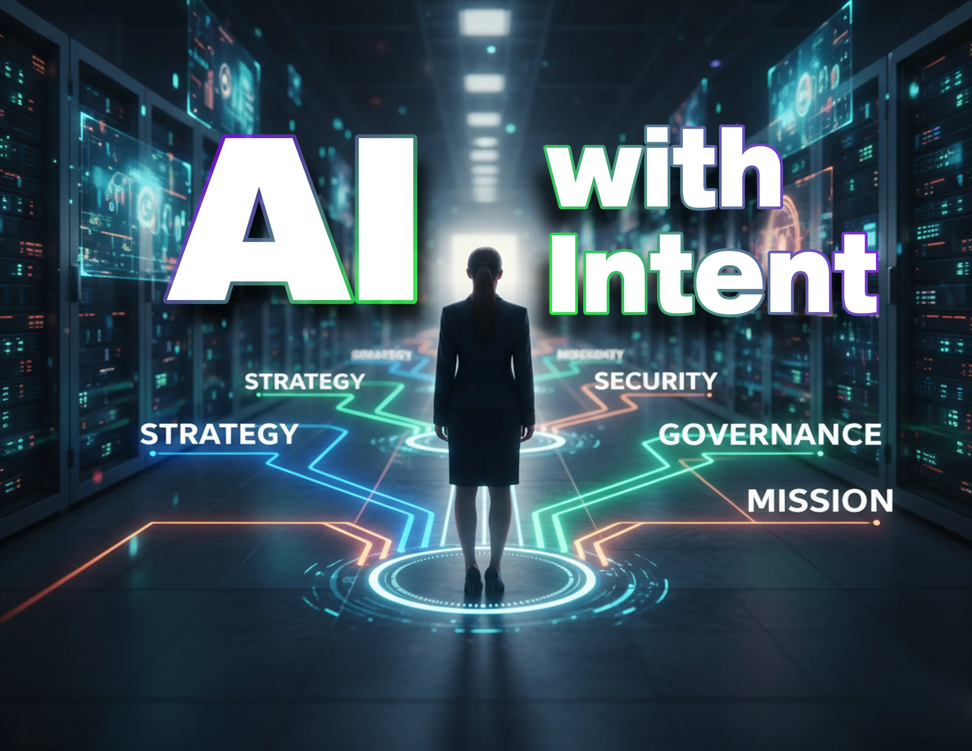 AI with Intent ebook cover for nonprofit leadership teams