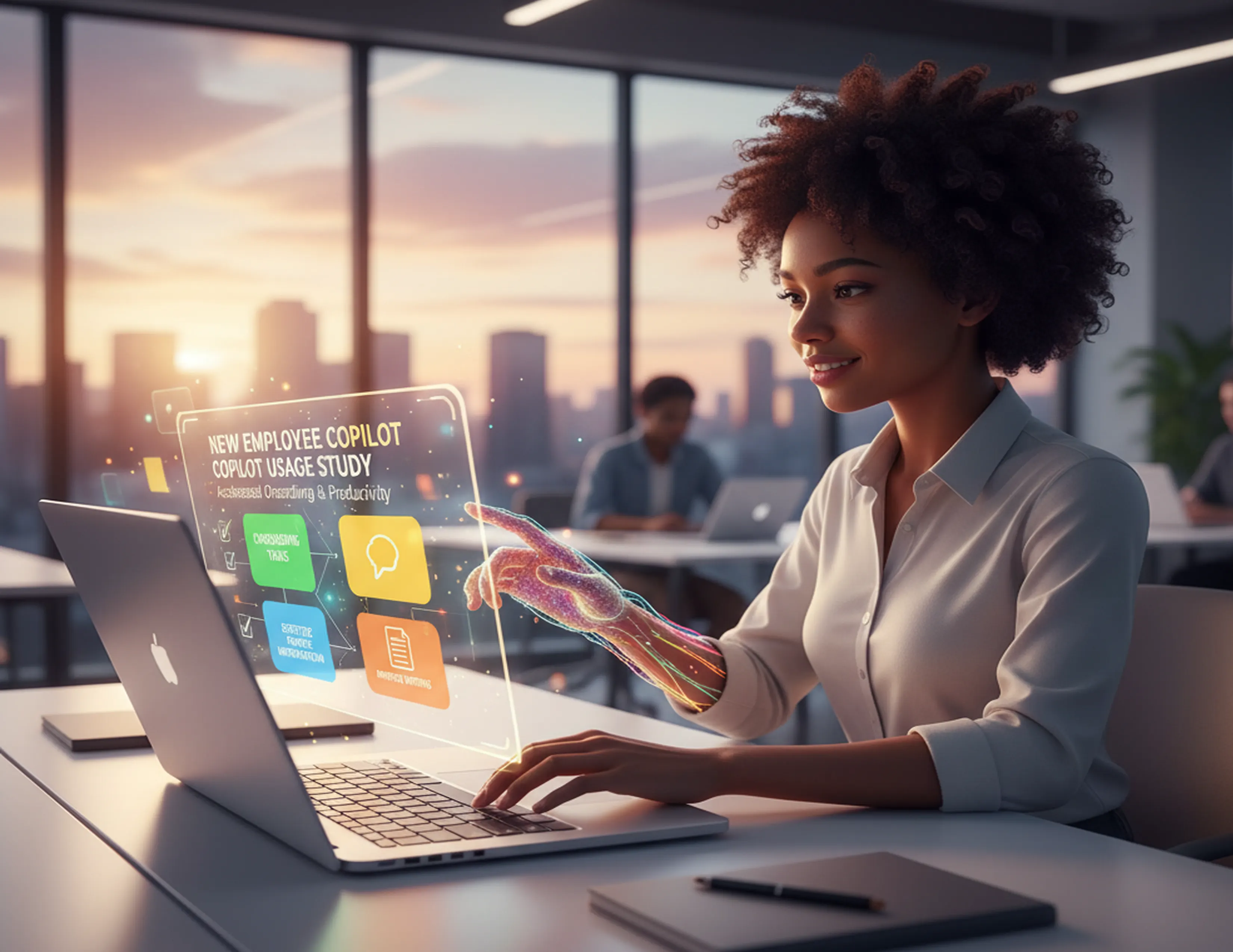 New employee Copilot usage study report cover